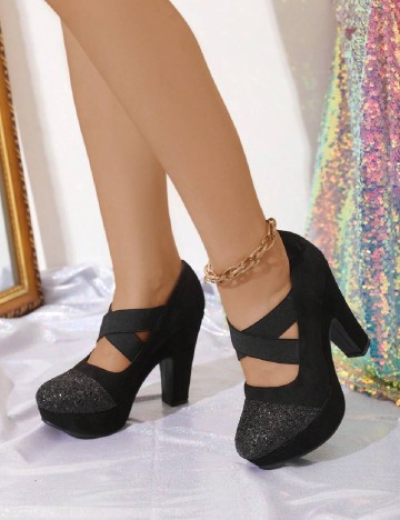 Pantofi SHEIN, negru