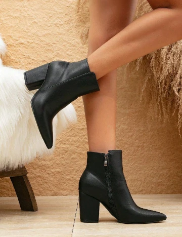 Botine SHEIN, negru