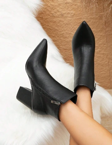 Botine SHEIN, negru