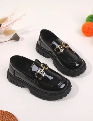 Mocasini Shein Kids, negru Negru