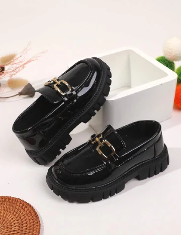 Mocasini Shein Kids, negru Negru