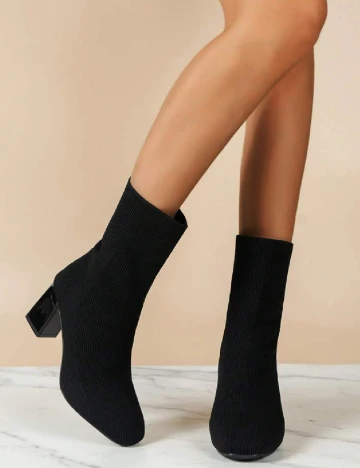 Botine SHEIN, negru