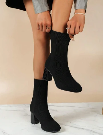 Botine SHEIN, negru