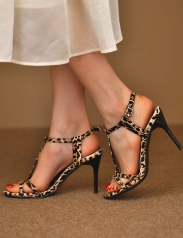 Sandale SHEIN, animal print