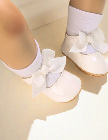 Pantofi Shein Kids, crem