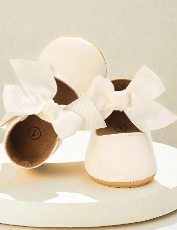 Pantofi Shein Kids, crem