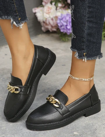 Mocasini SHEIN, negru