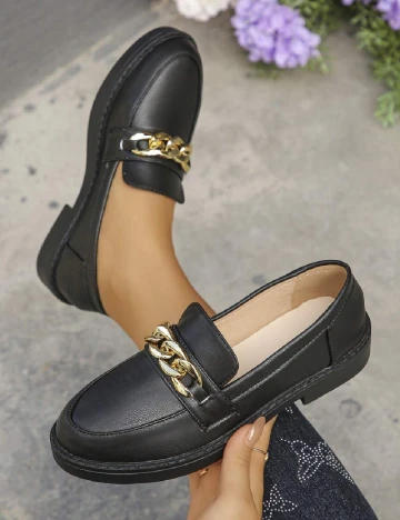 Mocasini SHEIN, negru