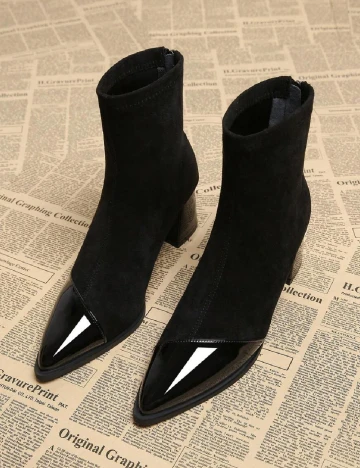 Botine SHEIN, negru