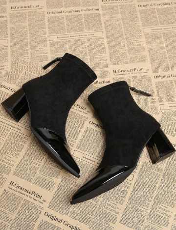 Botine SHEIN, negru