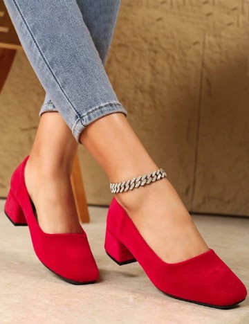 
						Pantofi SHEIN, rosu