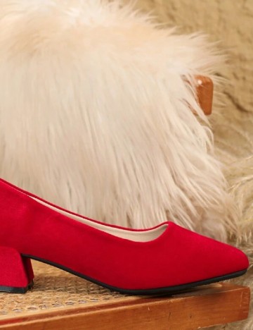 Pantofi SHEIN, rosu