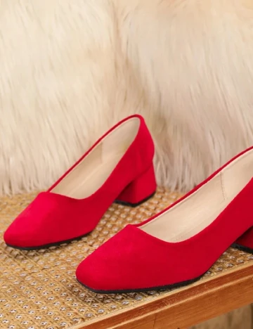 Pantofi SHEIN, rosu