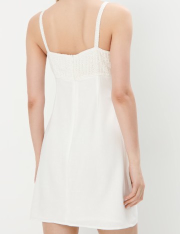 Rochie scurta Mohito, alb