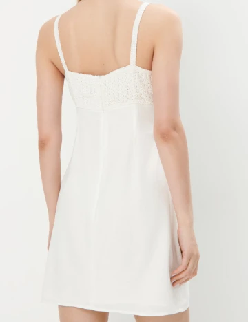 Rochie scurta Mohito, alb