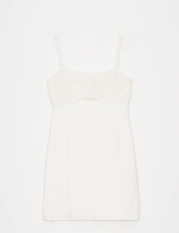 Rochie scurta Mohito, alb