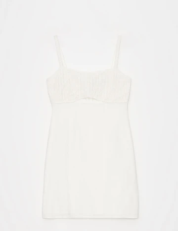 Rochie scurta Mohito, alb