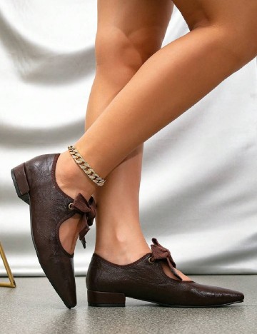 Pantofi SHEIN, maro