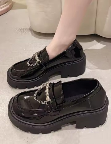 Mocasini SHEIN, negru