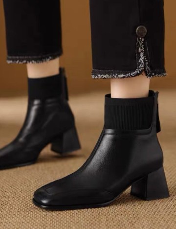 
						Botine SHEIN, negru