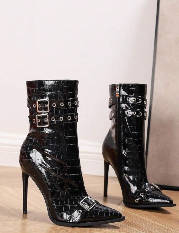 Botine SHEIN, negru