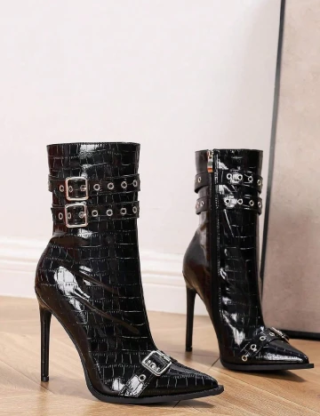 Botine SHEIN, negru