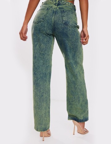 Blugi PRETTYLITTLETHING, verde