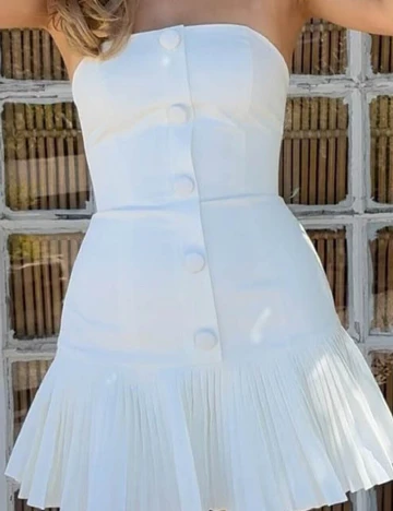 Rochie scurta SHEIN, alb