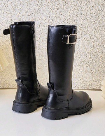 Cizme Shein Kids, negru
