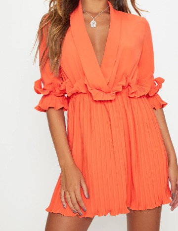 Rochie scurta PRETTYLITTLETHING, portocaliu