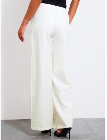 Pantaloni PRETTYLITTLETHING, ecru