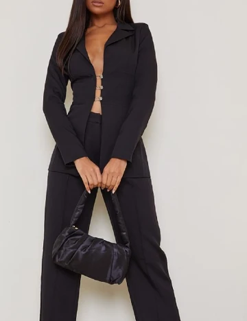 Sacou PRETTYLITTLETHING, negru