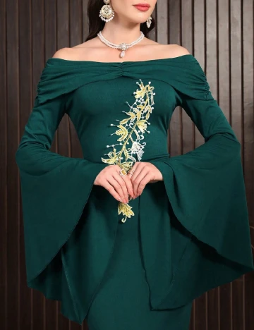 Rochie lunga SHEIN, verde
