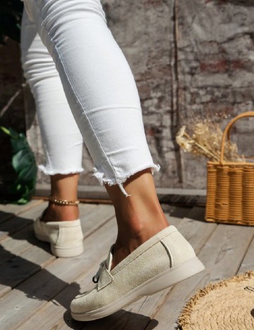 Mocasini SHEIN, crem