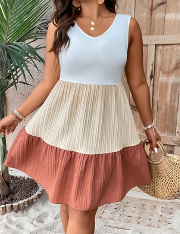 Rochie scurta SHEIN CURVE, mix culori