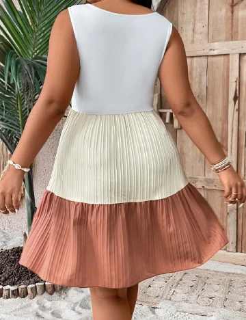 Rochie scurta SHEIN CURVE, mix culori