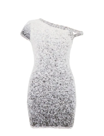 Rochie scurta PRETTYLITTLETHING, alb