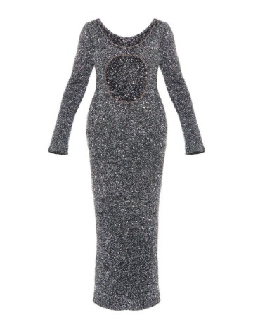 Rochie lunga PRETTYLITTLETHING, negru