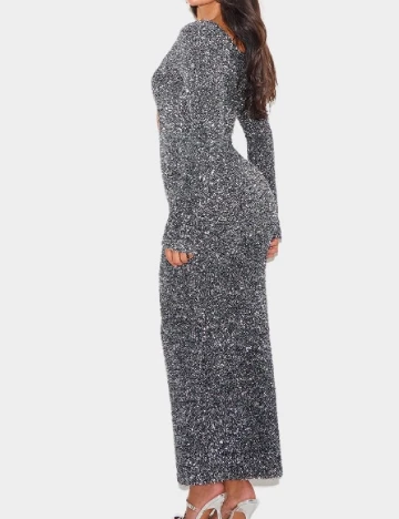 Rochie lunga PRETTYLITTLETHING, negru