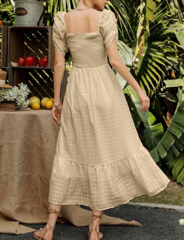 Rochie lunga SHEIN, crem