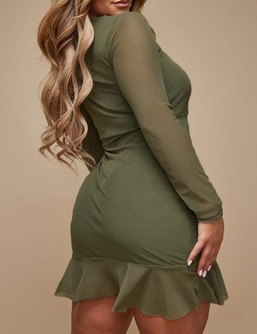 Rochie scurta PRETTYLITTLETHING, verde