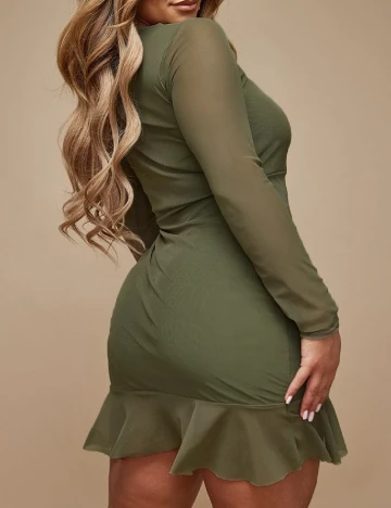 Rochie scurta PRETTYLITTLETHING, verde