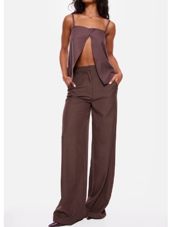 
						Pantaloni PRETTYLITTLETHING, maro