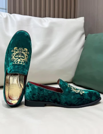 Mocasini SHEIN, verde Verde