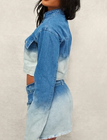 Jacheta PRETTYLITTLETHING, albastru Albastru