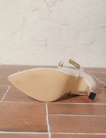 Botine SHEIN, crem