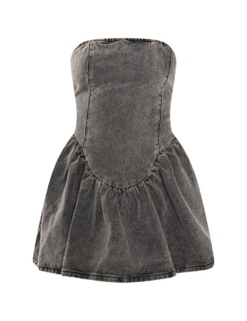 Rochie scurta PRETTYLITTLETHING, gri
