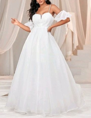 Rochie lunga SHEIN, alb