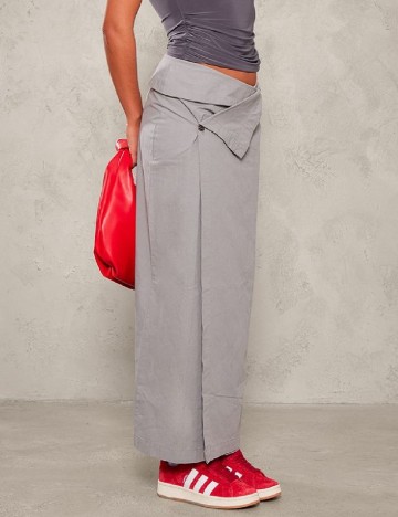 Fusta PrettyLittleThing, gri