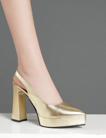 Pantofi SHEIN, auriu